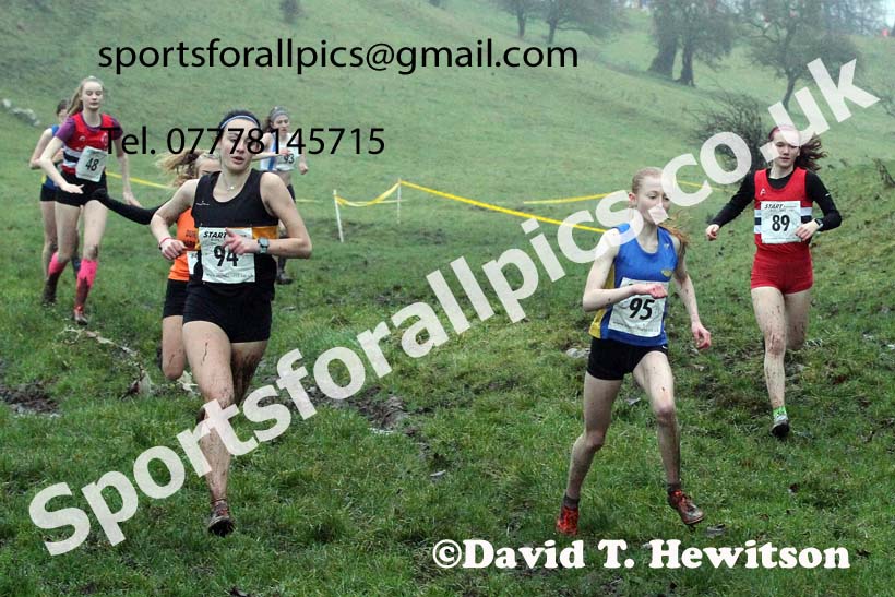 Womens under-17s and under-20s, NECAA Junior Cross Country Relays, Thornley Farm, Peterlee, Saturday, December 12th. Photo: David T. Hewitson/Sports for All Pics